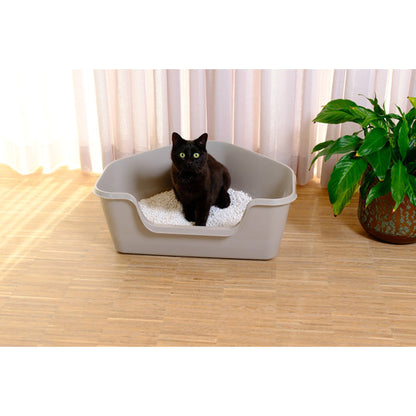 Moderna Hy Fit Cat Litter Box- Blue Berry, L 66 x W 55 x H 25.4 cm