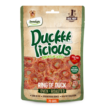 Dentalight Duckki Licious Jerky Treats For Dogs-Ring of Duck 70g