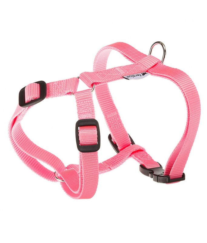 Ferplast Champion P Harness[Color - Pink, Dimension - 37-57cm x 44-72cm x 15mm, Size - M]