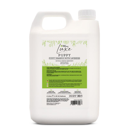 Groom Professional Luxe Puppy Shampoo with Lavender- 4 litre