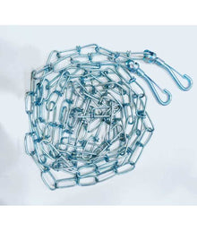 Pado Dual Clasp Zincification Tie-Out Chain[Dimension - 2.5mm x 300cm]