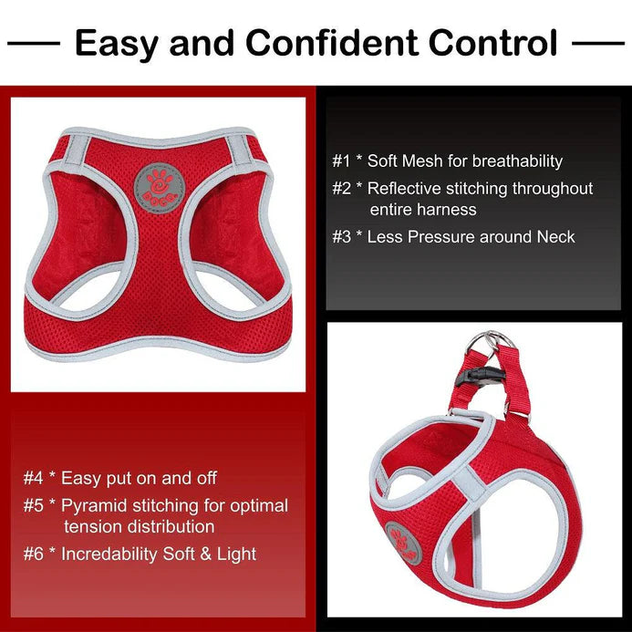 DOCO Athletica QUICK FIT Mesh Harness - [Black, Size - M]