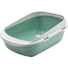Moderna Mega Step-Cat Litter Tray 65.6 x 48.2 x 28.5 cm-Green