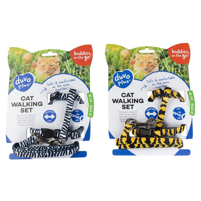 Duvo+ Cat Walking Set Zoo Mixed Colors 20-35cm / 10mm-125cm