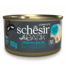 Schesir After Dark PatÃƒÆ’Ã‚Â¨ For Cat - Chicken With Quail Egg 80g (Min Order- 12 Cans)