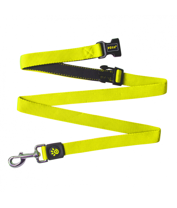 DOCOÂ® Easy-Snap -HANDS FREE Leash 6ft (DCS2072)[Size - M, Color - Safety Lime]