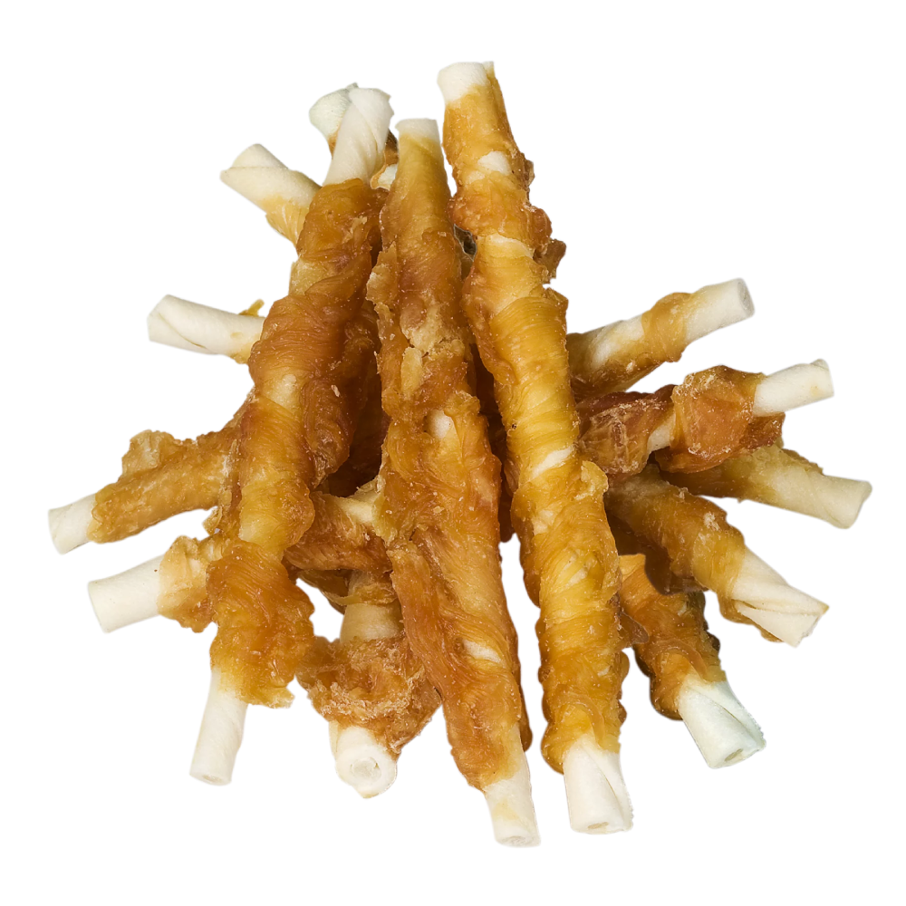 Dog Fest Chicken Strips On Chewy Stick For Adult Dogs - 90g (3.17oz)[Weight - 90g]