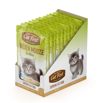Cat Fest Chicken Mousse For Kittens 70g