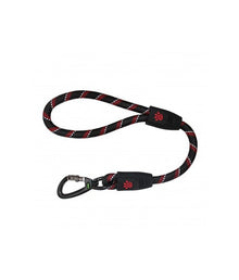 DOCO Reflective Traffic Rope Leash - Click & Lock Snap - 20 inch (Large)-DCROPE5020[Color - Red]