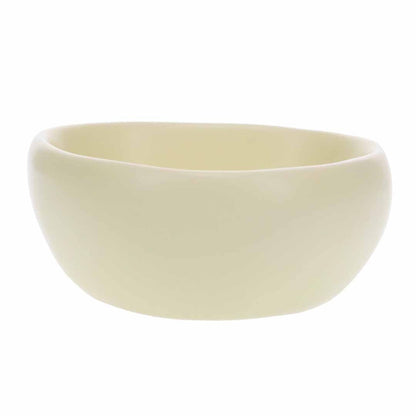 Duvo+ Feeding Bowl-Stone- Triangle bull's eye L - 480ml - 16x16x7cm yellow-green