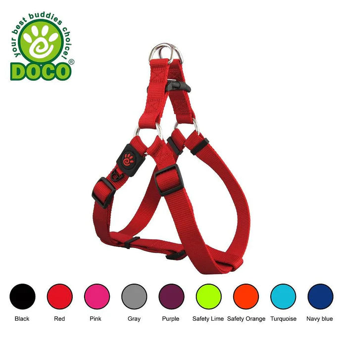 DOCO Signature Step-In Harness-1.0 x 32-44cm(XS)-Turquoise
