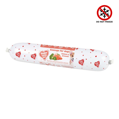 Duvo+ Sausage For Dogs - 400g [Salmon & Broccoli]