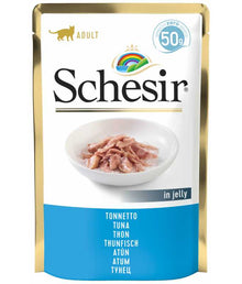 Schesir Cat Pouch-Wet Food Tuna-10x50g