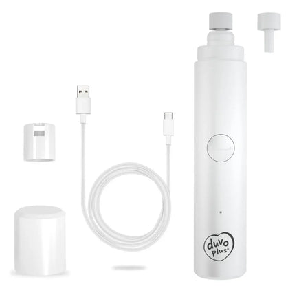Duvo+ Electric Nail Grinder 14,65x2,8x2,8cm White