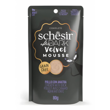 Schesir After Dark Velvet Mousse For Cat - Chicken With Duck 6x80g