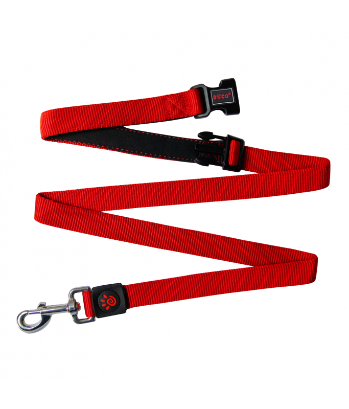 DOCOÂ® Easy-Snap -HANDS FREE Leash 6ft (DCS2072)[Color - Maroon, Size - L]