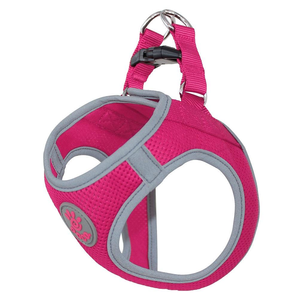 DOCO Athletica QUICK FIT Reflective Harness XXX.Small-24-28cm / 0.5-0.9kg-Rasberry Pink