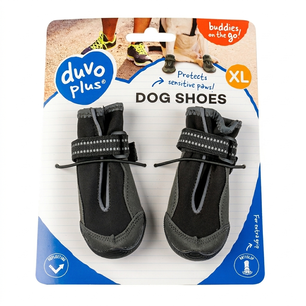 Duvo+ Dog Shoes 2St - Xl Black