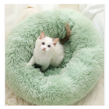 Pado Pet Fluffy Donut Cushion - Green[Size - XL, Dimension - 70 x 20cm]