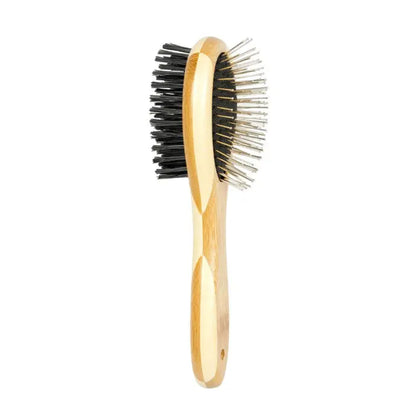 Duvo Bamboo 2 - in - 1 Grooming Brush[Size - S]
