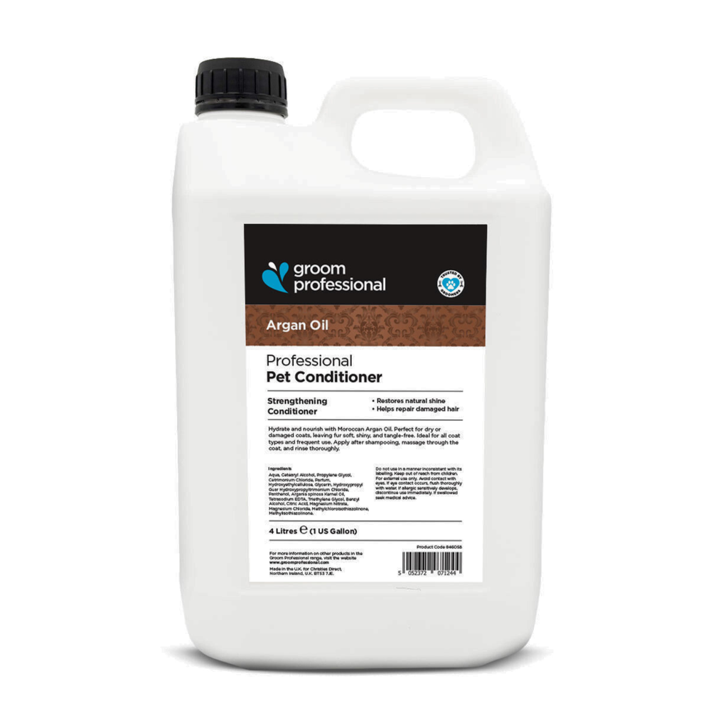 Groom Professional Argan Oil Pet Conditioner[Strengthening]-4 litre