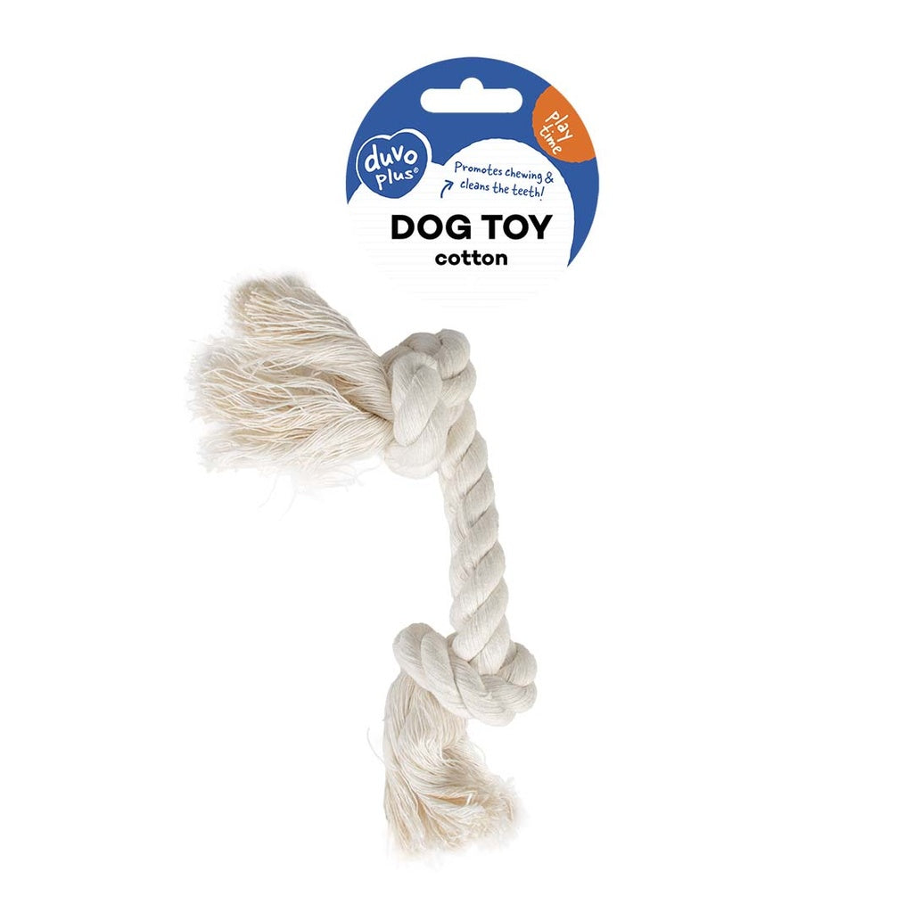 Duvo+ Tug Toy Knotted Rope 37cm White