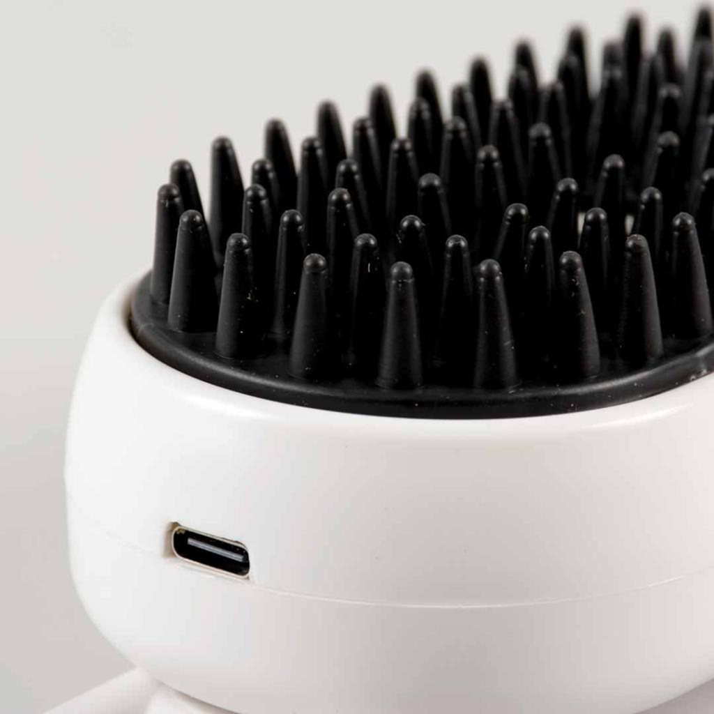 Duvo+ Steamy massage brush 12x6,5x5cm Black