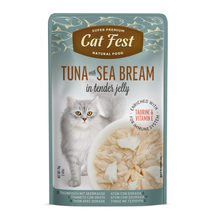 Cat Fest Tuna With Sea Bream In Tender Jelly For Cats 12x70g 12pcs/box