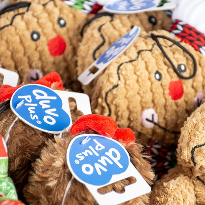Duvo+ Xmas Plush Gingerbread Men 19X15X6cm - Display Mixed Colors