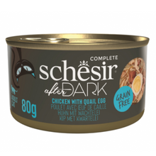 Schesir After Dark Wholefood In Broth For Cat - Chicken With Quail Egg 6x80g
