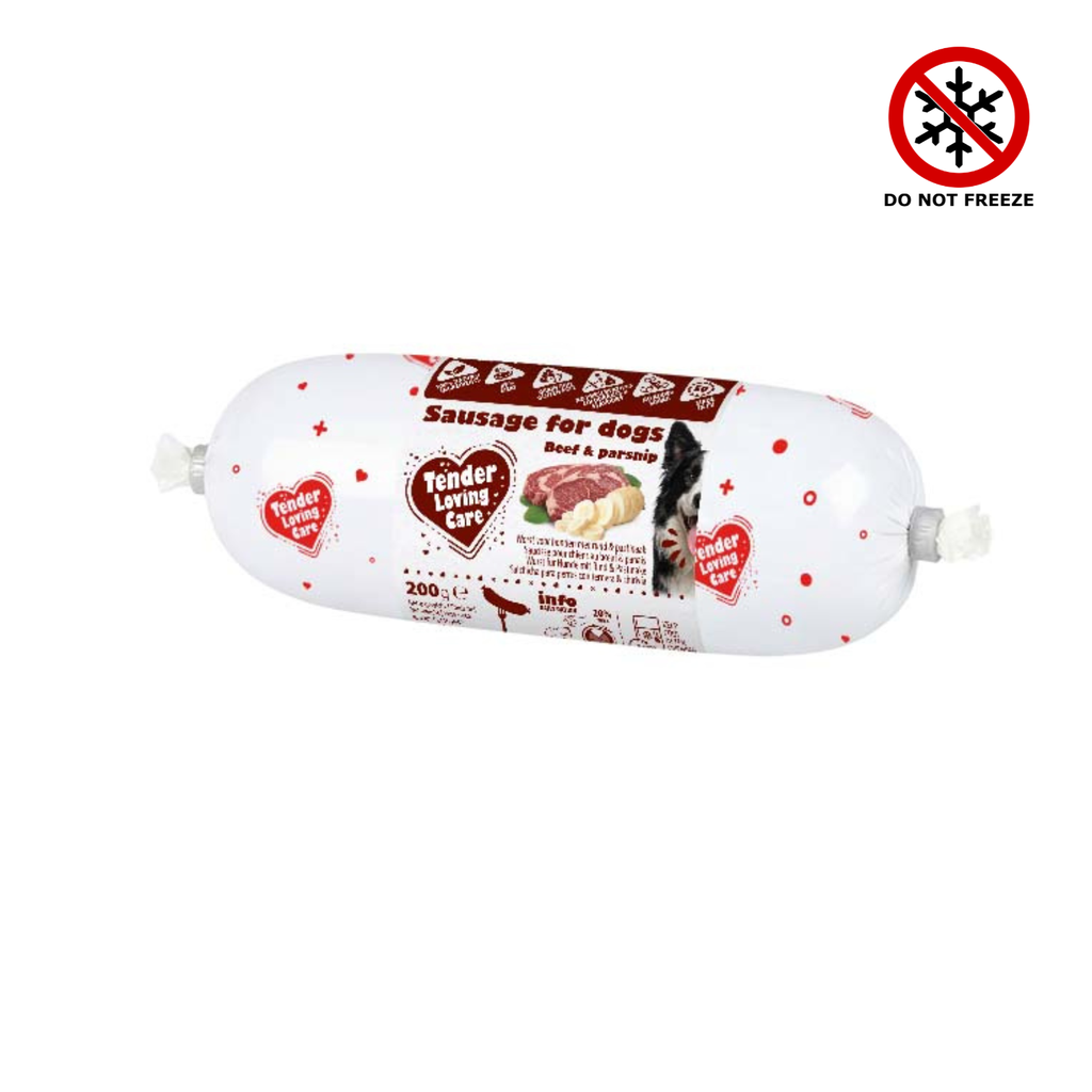 Duvo+ Sausage For Dogs - 200g [Beef & Parsnip]