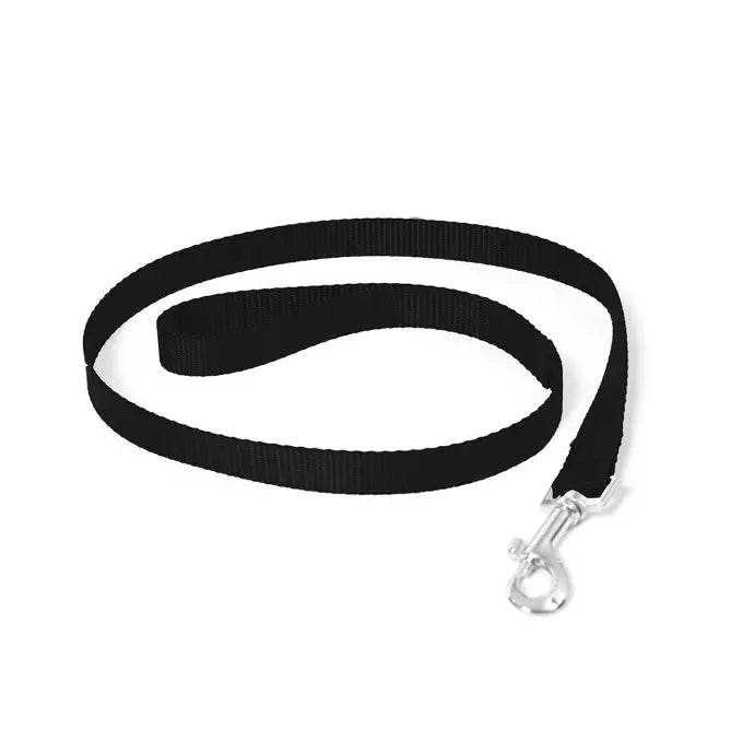 Duvo+ Nylon lead[Color - Black, Dimension - 120cm/15mm]