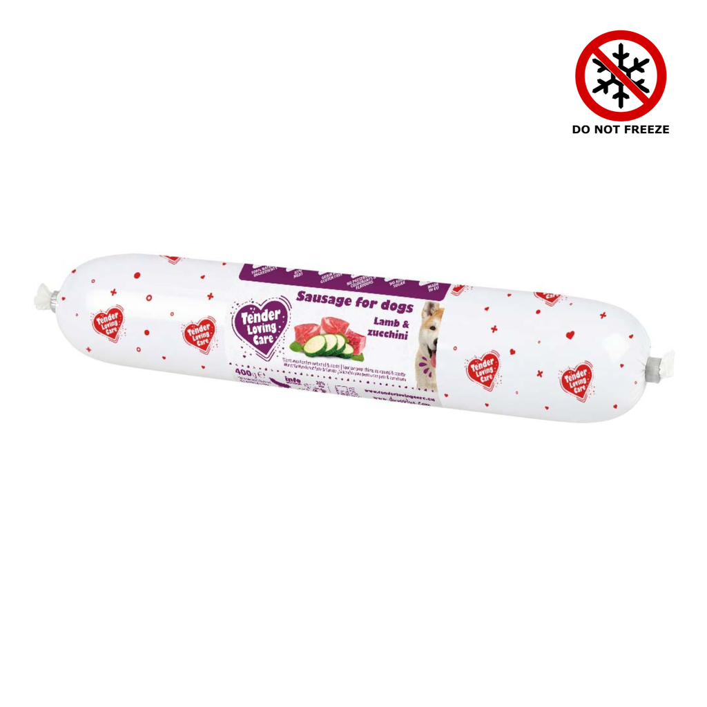 Duvo+ Sausage For Dogs - 400g [Lamb & Zucchini]