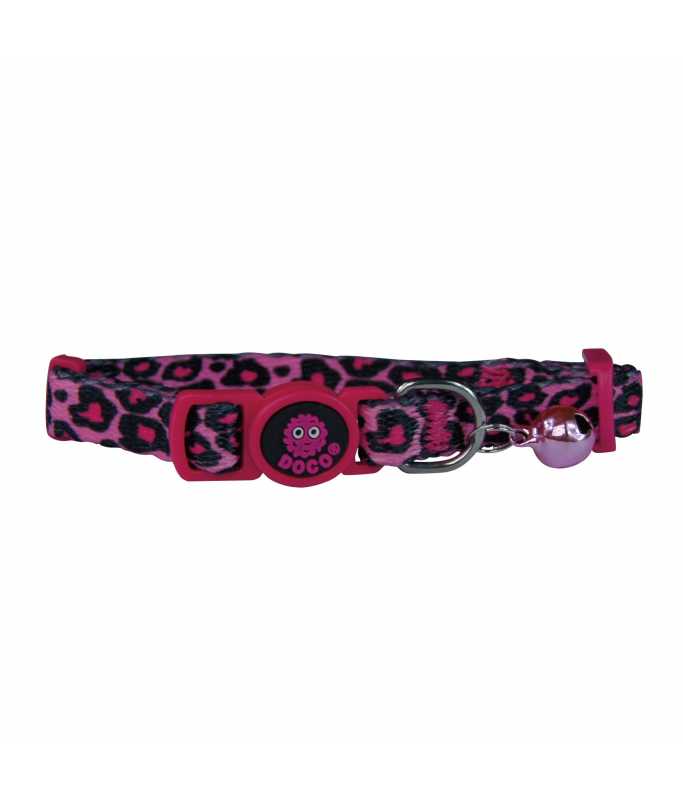 DOCO LOCO Cat Collar Pattern Printed (DCAT002)[Texture - Pink Leopard]