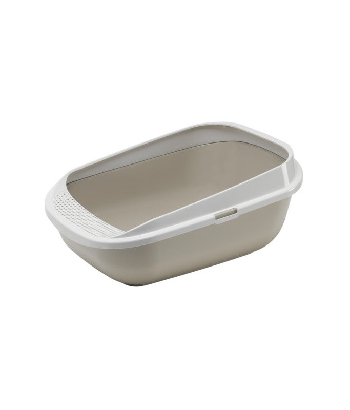 Moderna Comfy Step-Litter Tray 57.6 x 42.6 x 25.5 cm - Grey