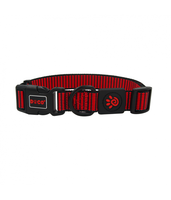 DOCO Martini Bean Collar (DCS008)[Color - Maroon, Size - L]