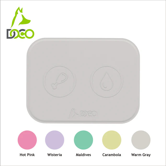 DOCO Silicone Waterproof Feeding Mats for Dogs and Cats 47 x 36cm(O/S) Wisteria