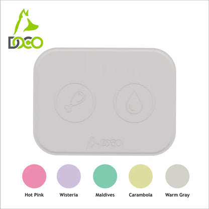 DOCO Silicone Waterproof Feeding Mats for Dogs and Cats 47 x 36cm(O/S) Wisteria
