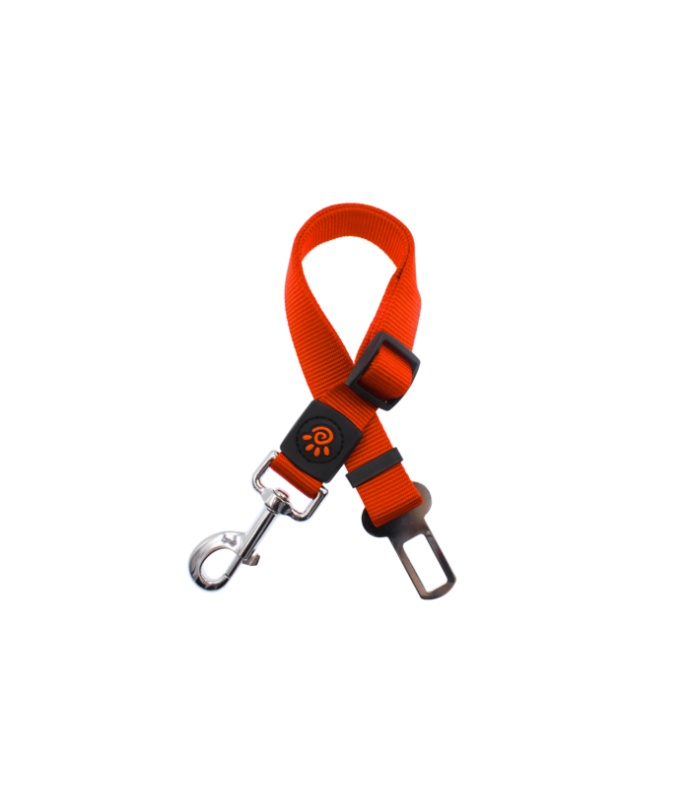 Doco 28 & Signature Dog Car Safety Belt (2.5 x 70 cm) - LARGE (DCS1928L)[Color - Safety Orange]
