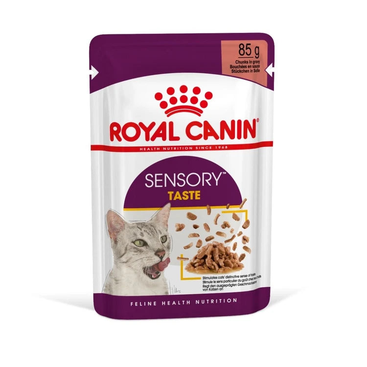 Royal Canin Sensory Taste in Gravy Wet Cat Food 85g Pouch