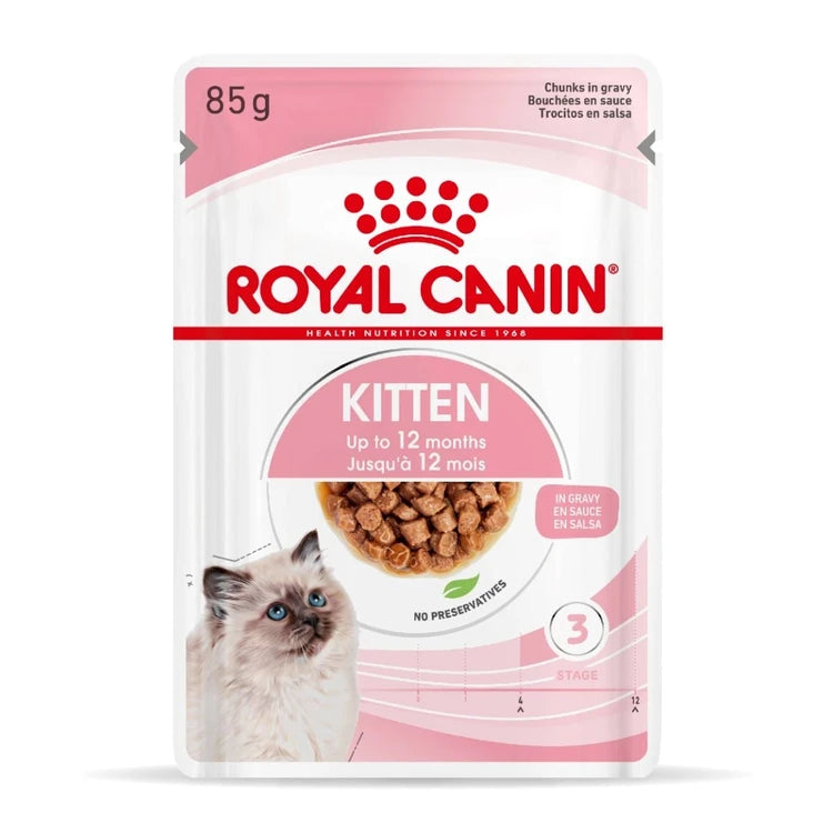 Royal Canin Gravy Kitten Food Pouch 85g