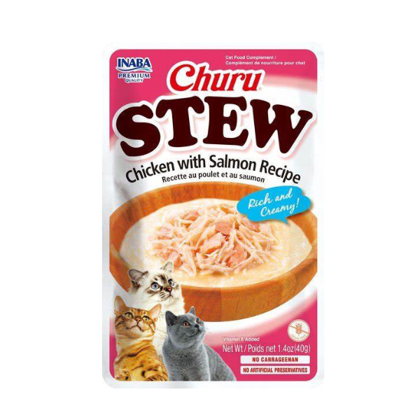 Churu Stew Chicken with Salmon Recipe 40G