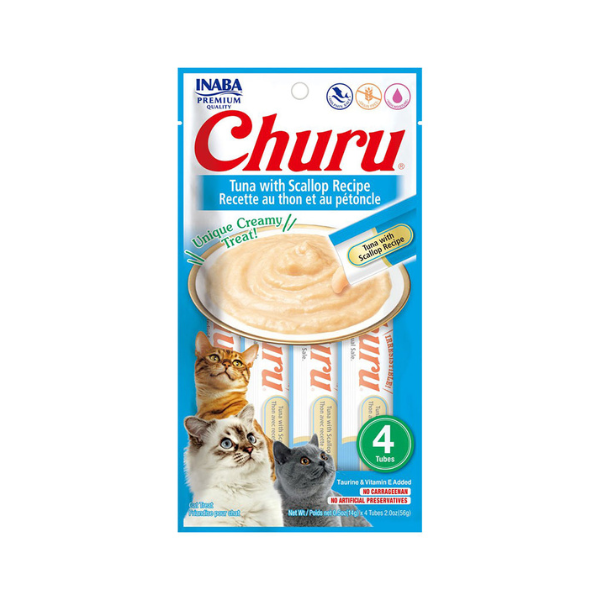 Inaba Churu Tuna & Scallop Treat 4 x 14g