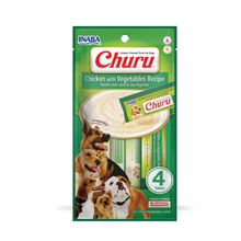 Inaba Churu Dog Chicken With Vegetable Recipe 4 x 14g