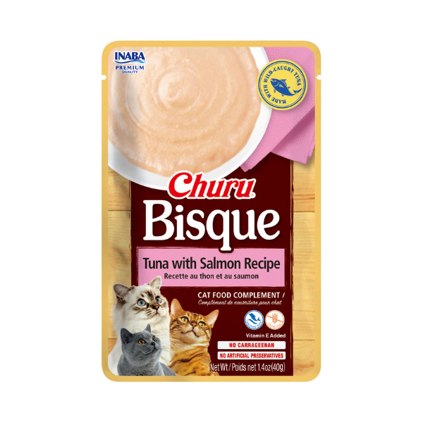 Churu Bisque Tuna With Salmon Recipe 40G