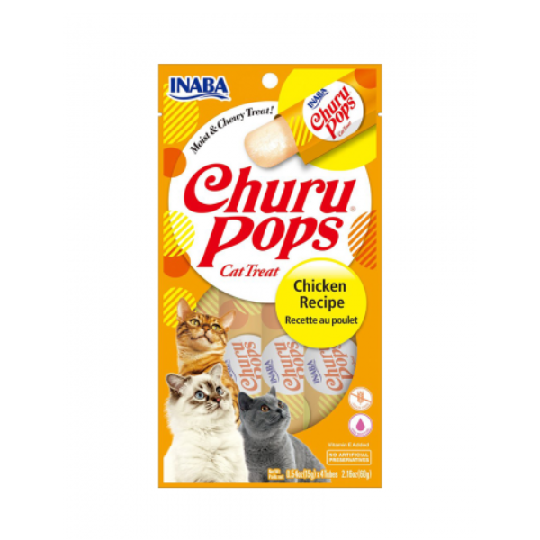 Inaba Churu Pops Chicken Recipe 4 x 14g