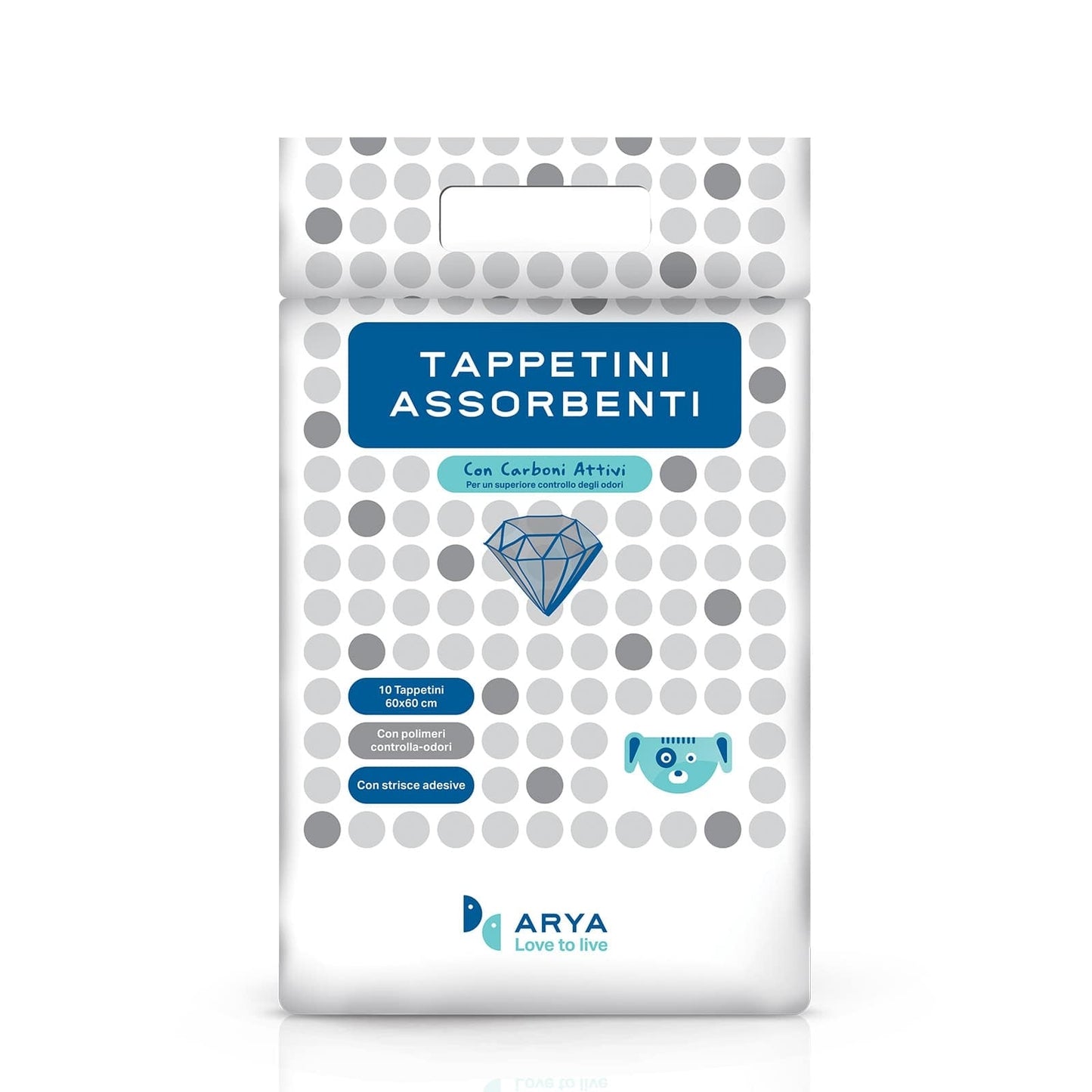 Arya Puppy Pads With Activated Carbon 60 x 60 cm 10/pk