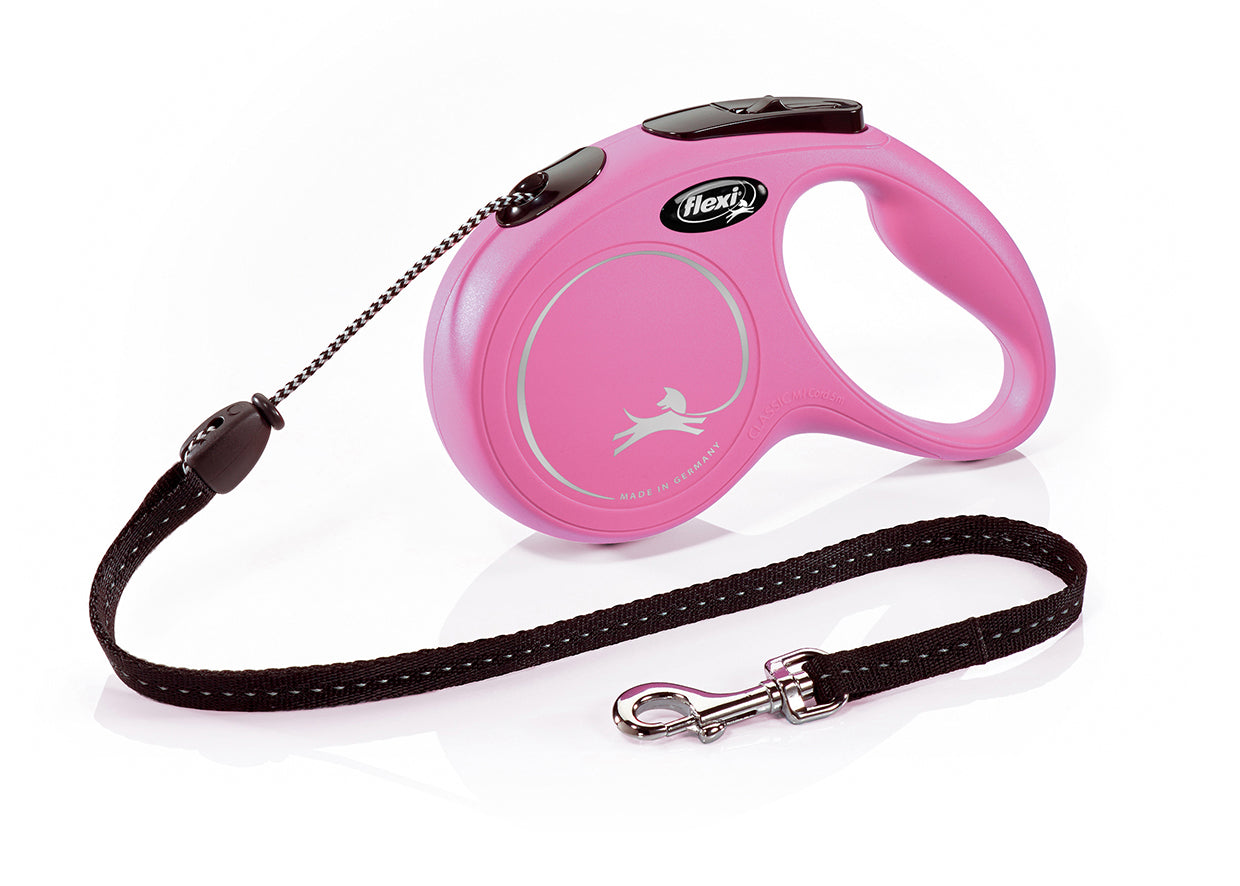 Flexi New Classic M Cord 5m pink