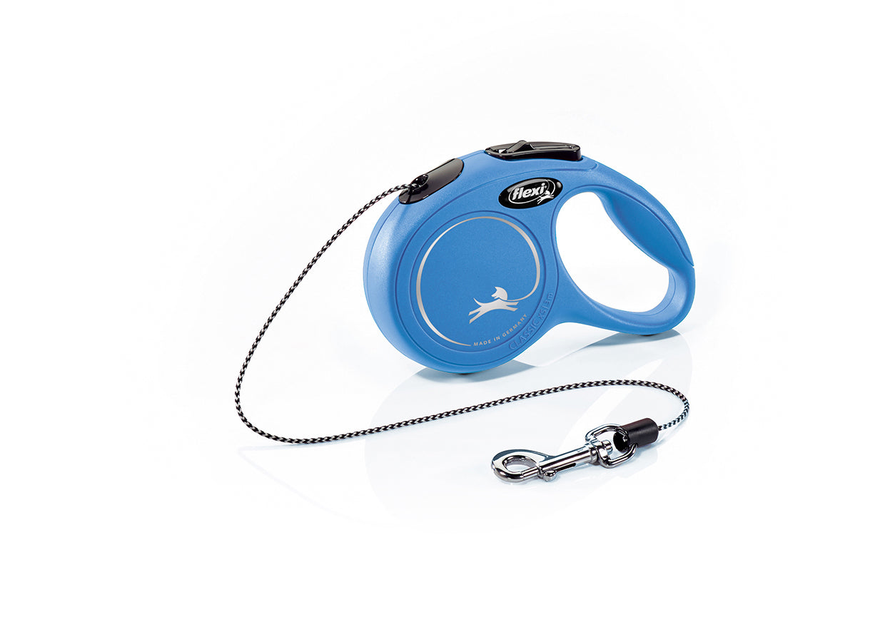 Flexi New Classic Cat XS Cord 3 m blue