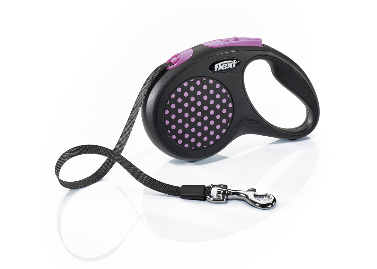 Flexi Design M Tape 5 m, black/ pink